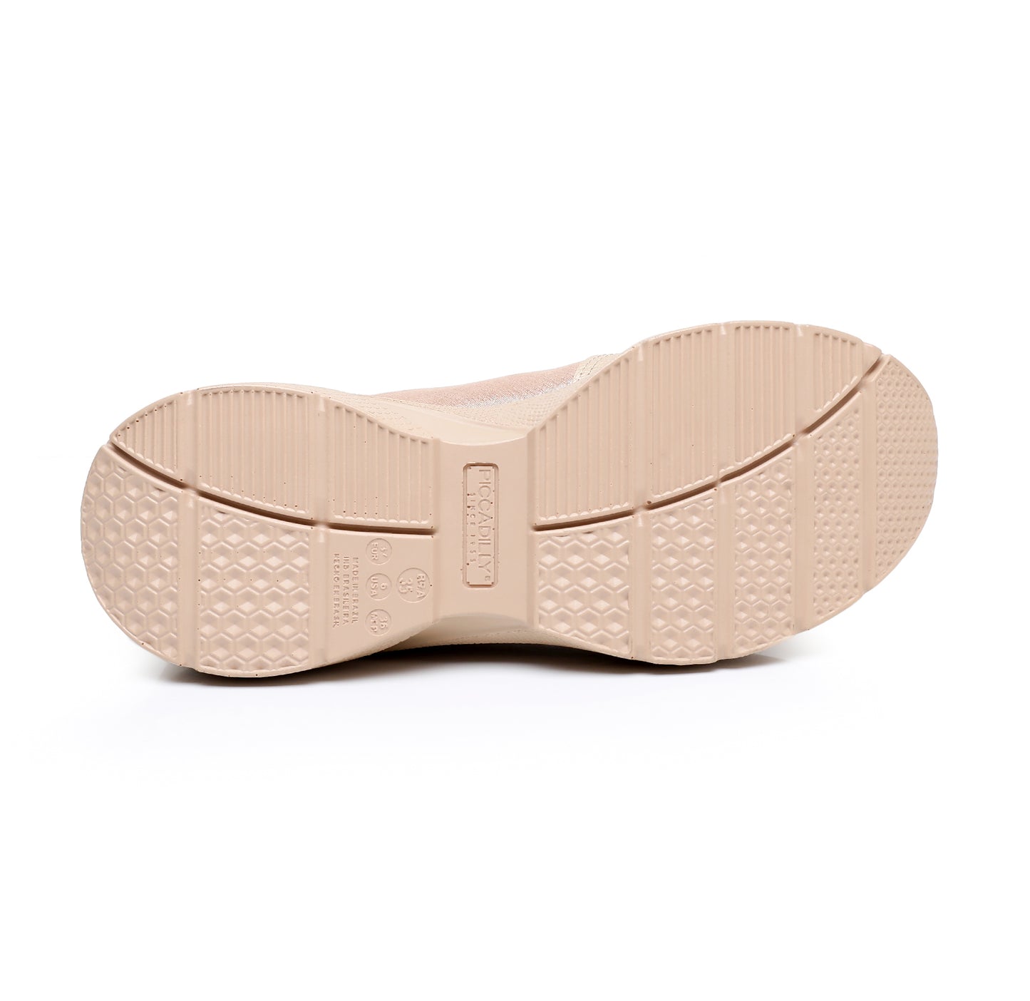 Urban Mod Must-Have: Lace-Up Sneakers - Nude (781.002)