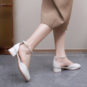 Piccadilly White Open-Toe Heeled Sandals (114.045)
