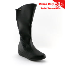Black Napa with Stretch Long Boot (117.032)
