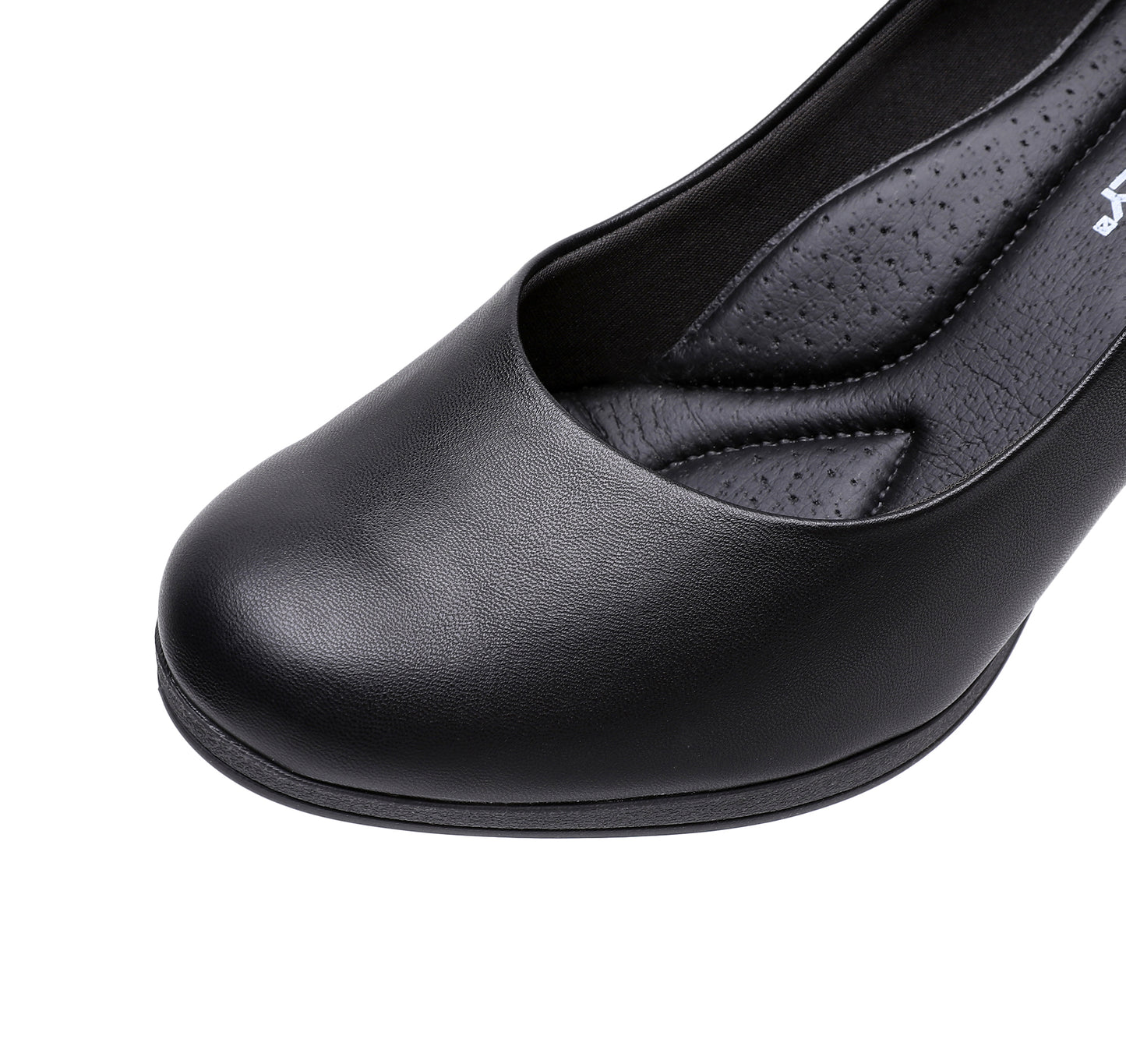 女款黑色納帕高跟鞋 (130.185) 