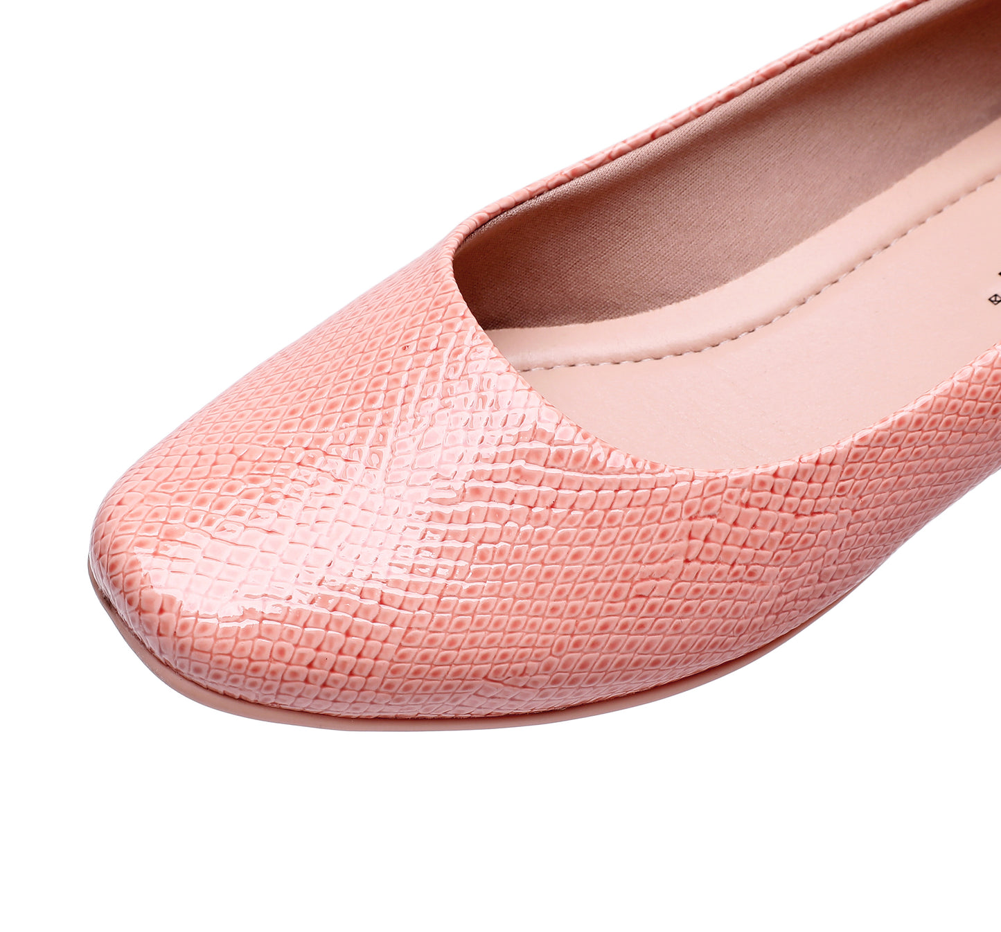 Peach Flat Ladies Shoes (250.115)