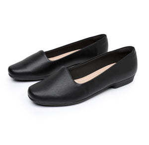 "Graceful Comfort: Piccadilly Black Ballerina Women's Low Heel Shoes" (250.132)
