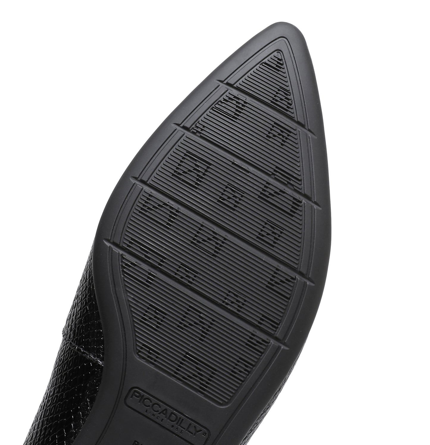 Sleek Deco Point Flats - Black Patent (274.054)