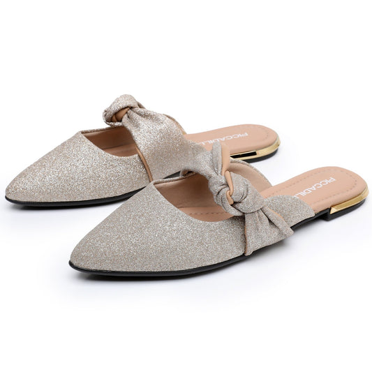 Gossamer Strap Slip Ons - Glitter Rose (274.080)