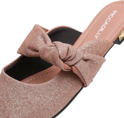 Gossamer Strap Slip Ons - Glitter Rose (274.080)