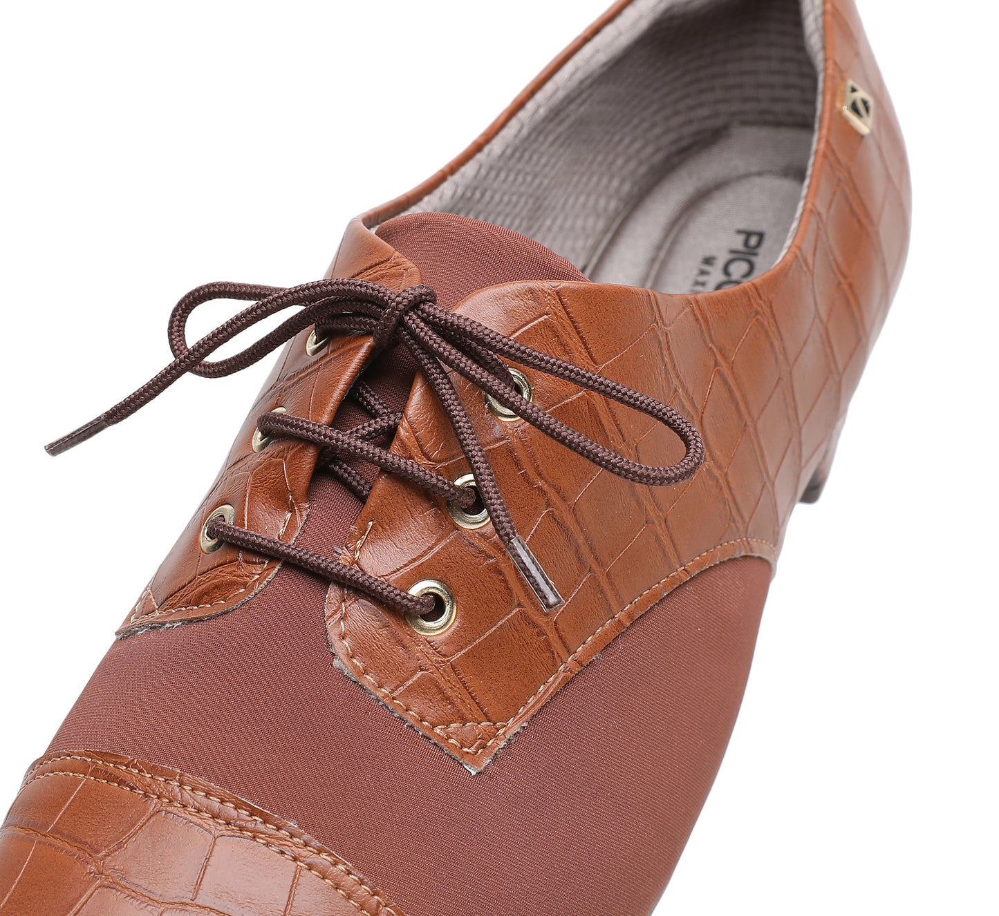 Coffee Lace-Up Flats for Women (278.019)