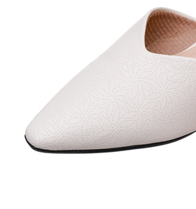 女用白色懶人鞋 (279.001-12)