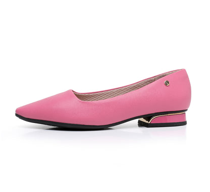 Sleek Deco Point Flats - Fuchsia (274.054)