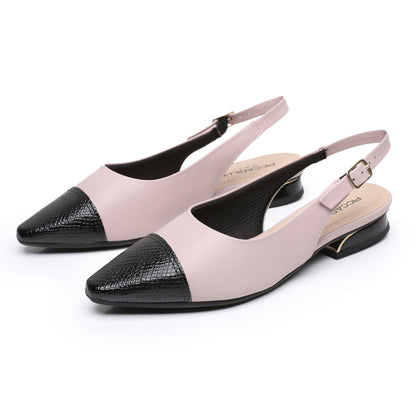 Urban Elegance Sling-Backs - Lavender & Black (279.014)