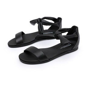 Wrapped Around Flat Sandals - Black (418.059)