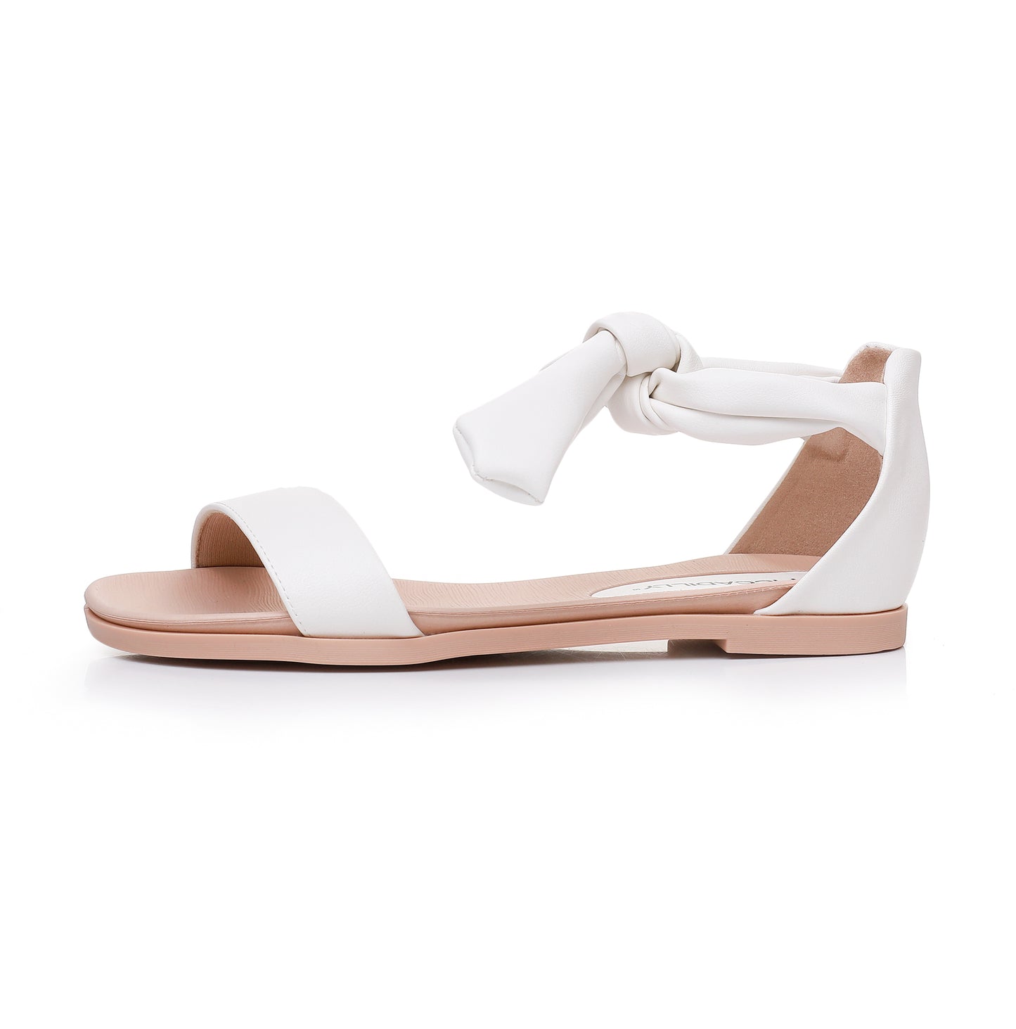 Wrapped Around Flat Sandals - White (418.059)