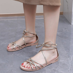 Streetstyle Strappy Sandals -Gold (418.060)