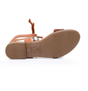 Piccadilly Brown Cushioned Footbed Sandals with Ankle-Strap for Women (510.038) - Simply Shoes Hong Kong
