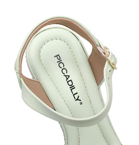 Piccadilly Mint Green Round Toe Sandal with Deco Strap (566.030)