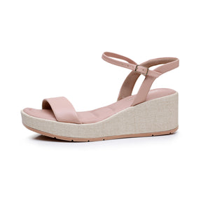 Piccadilly Rose Square toe Platform Sandal with Cushioned Footbed for Women (580.004)