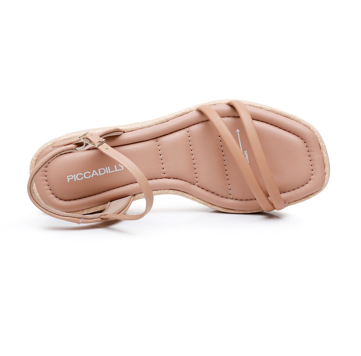 Espadrille Platform Sandal - Nude (580.005)