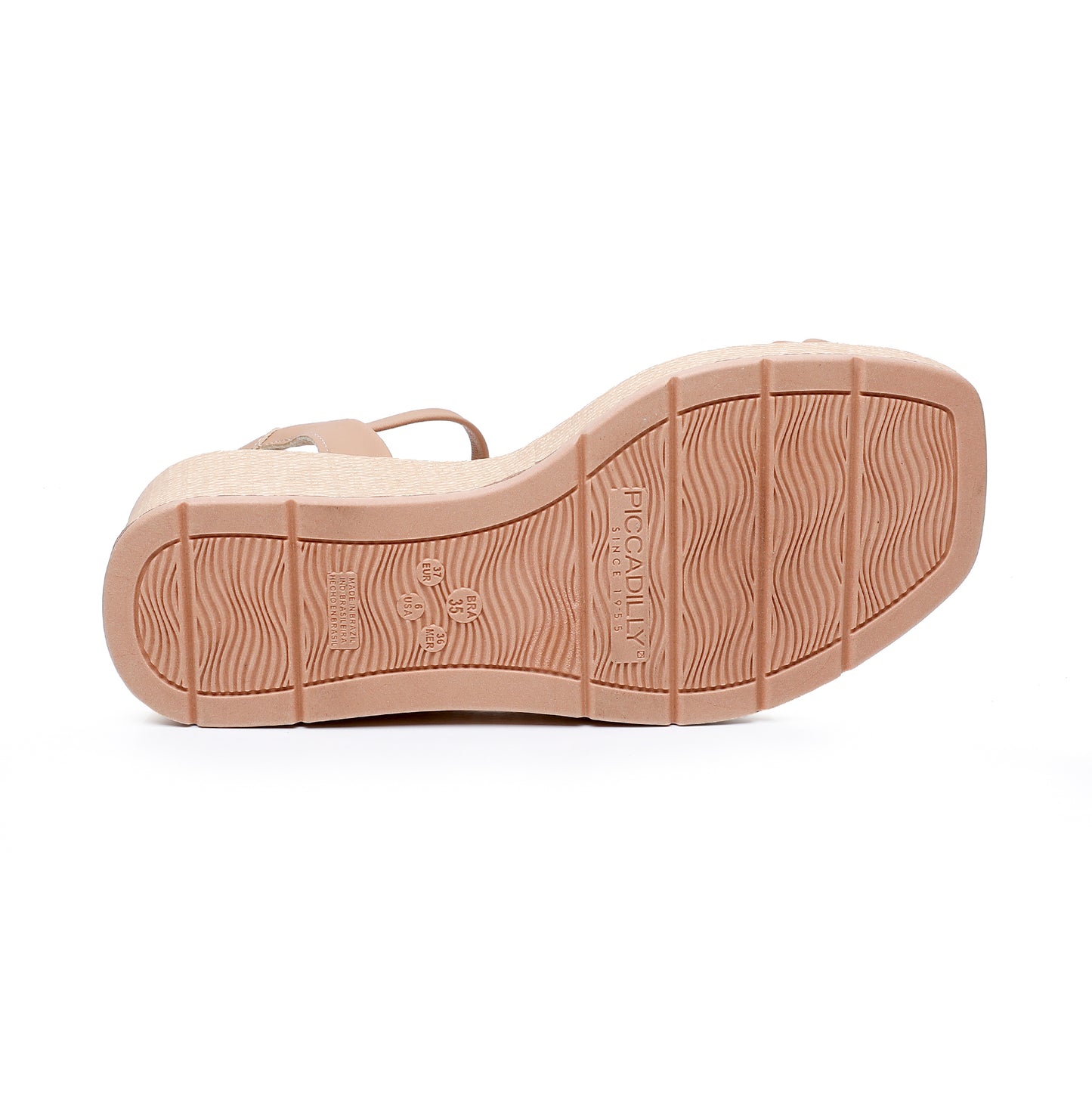 Espadrille Platform Sandal - Nude (580.005)