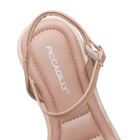 Espadrille Platform Sandal - Nude (580.005)