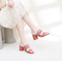 女款珊瑚色涼鞋 (626.008) 