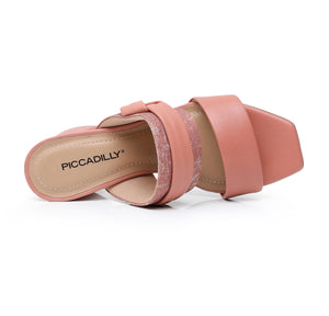 Piccadilly Coral Dual Strap Heel Women's Sandal with Comfort Footbed (626.008)