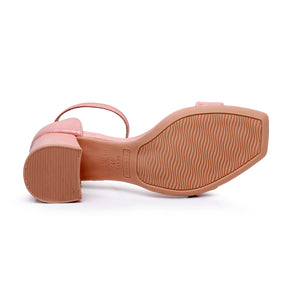 Piccadilly Peach Nappa Square Toe Sandal with Covered Heel Counter (626.019)