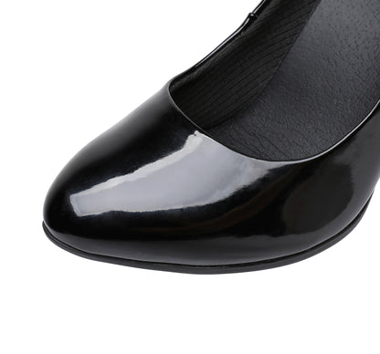 Urban Elegance High Heel Pumps -Black Patent (695.001)