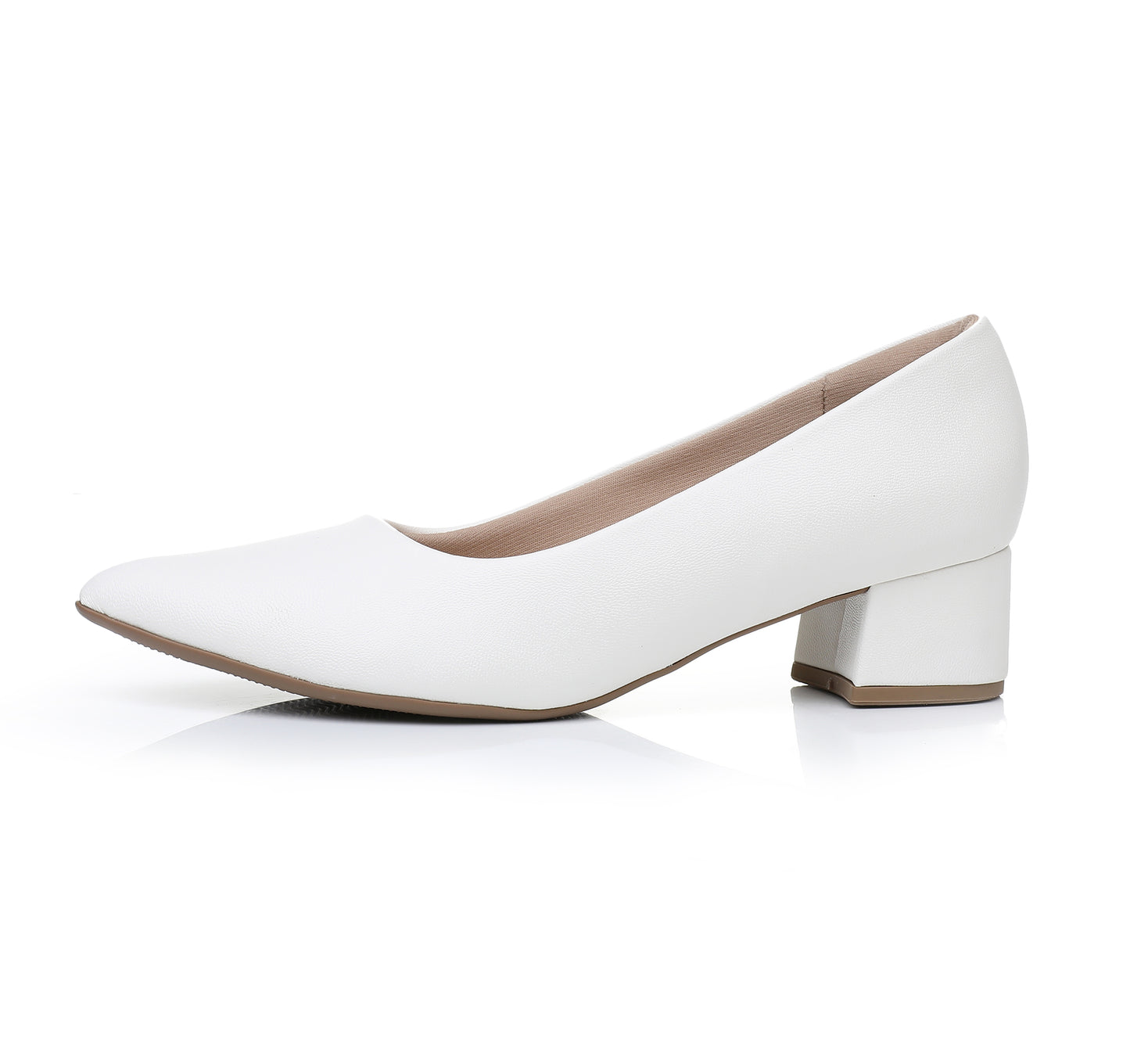 Gentle Glam Pumps - White Nappa (739.015)