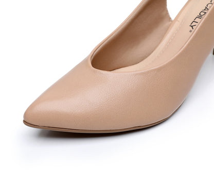 Nude Sling Back Pumps for Women (745.080)