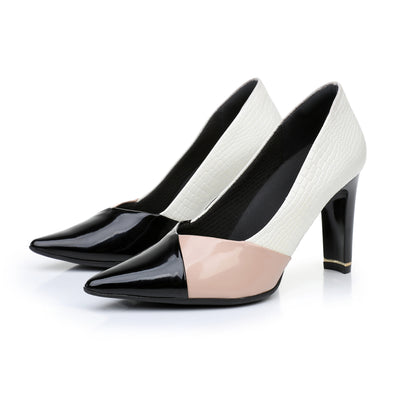 Divine Elegance High Heel Pumps - White Rose (749.002)