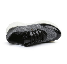 女款黑色圖案運動鞋 (781.002) 