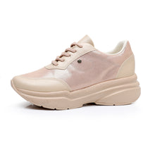 Piccadilly Nude Lace-Up Sneaker with Maxi Insole and Cushioned Sole (781.002)