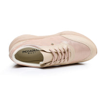 Piccadilly Nude Lace-Up Sneaker with Maxi Insole and Cushioned Sole (781.002)