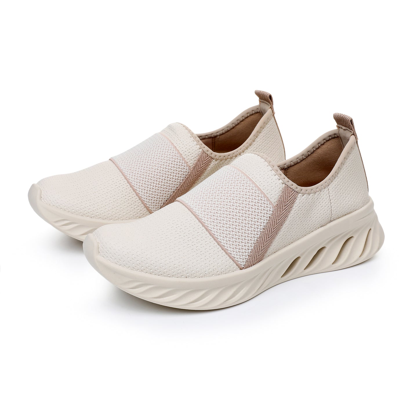 "Step Lightly: Piccadilly Women's Slip-On Lightweight Shoe with Stretchy Upper" (919.007)