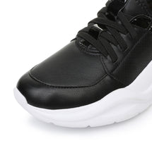 Walk with Ease: Piccadilly Black Women's Sneaker Soft Shoe for Wide Fit (939.003)