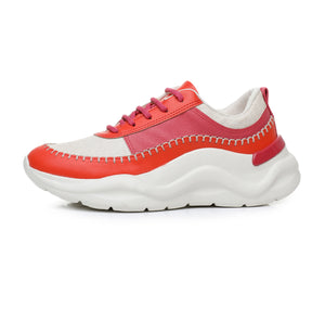 女士粉紅色和珊瑚色運動鞋 (939.005) 