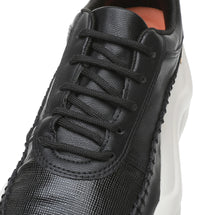 Piccadilly Black Women's Wide Fit Lace-Up Sneaker with Arch Support (939.005)