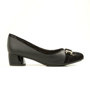 Black with Snake Pumps for Women (322.028)