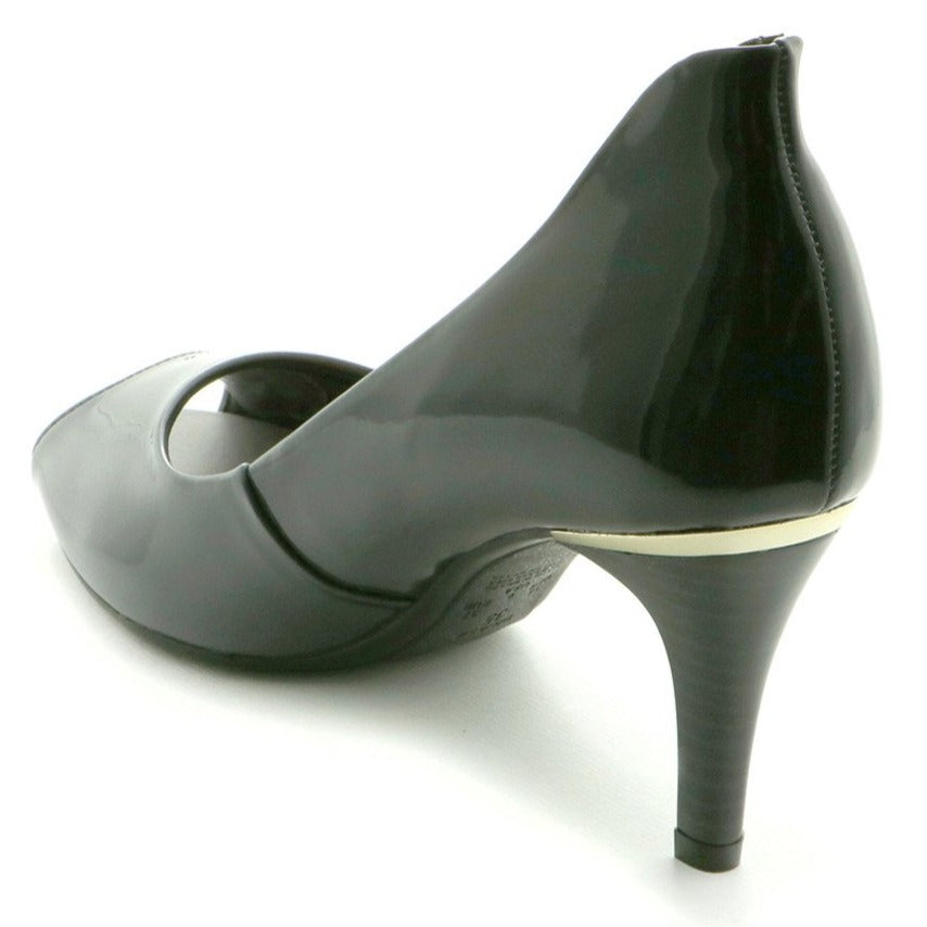 Grey Peep Toe Pumps for Women (362.046) - SIMPLY SHOES HONG KONG