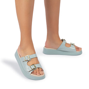 Sky Blue Sandals for Women (468.005)