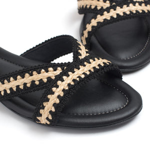 Black Sandals for Women (510.050) - SIMPLY SHOES HONG KONG