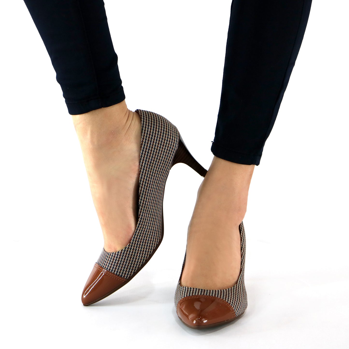 Brown Pumps for Women (745.028) - SIMPLY SHOES HONG KONG