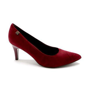Red Microfiber Pumps for Womens (745.050) - SIMPLY SHOES HONG KONG