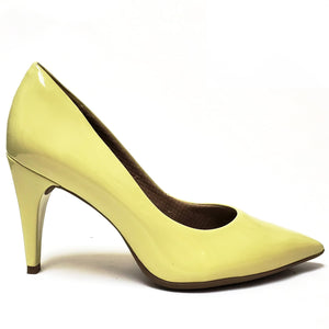 Lime Patent High Heel Ladies Pumps (749.001) - SIMPLY SHOES HONG KONG