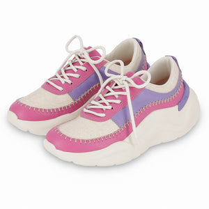 女用紫紅色和紫色運動鞋 (939.005) 