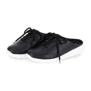 Black Slip-ons Sneakers for Women (970.066)