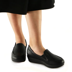 Black Napa Ladies Shoe (214.026) - SIMPLY SHOES HONG KONG