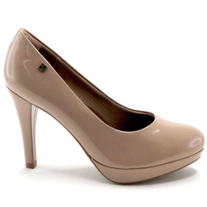 Taupe Patent Pumps (841.022) - SIMPLY SHOES HONG KONG