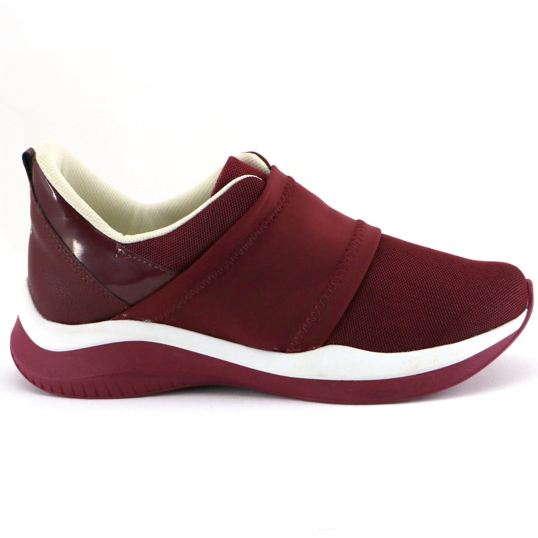 Burgundy Plain ENERGY Sneakers for Women (983.001) - SIMPLY SHOES HONG KONG