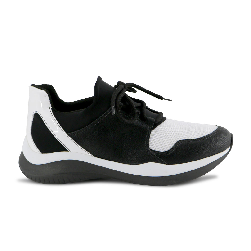 Black/White ENERGY Sneakers for Women (983.003) - SIMPLY SHOES HONG KONG