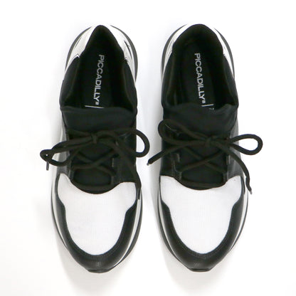 Black/White ENERGY Sneakers for Women (983.003) - SIMPLY SHOES HONG KONG